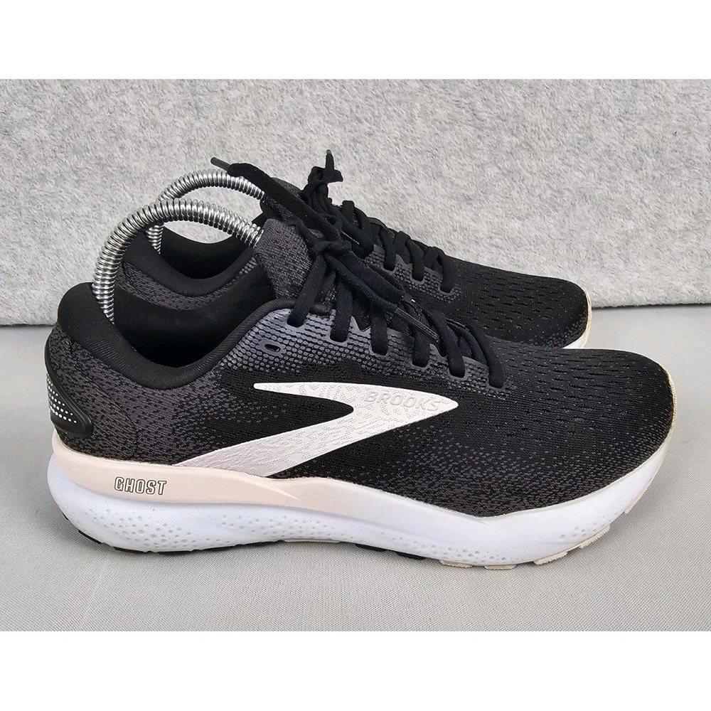 Brooks Ghost 16 Women's Size 9.5 Black Pink Athletic Running Shoes